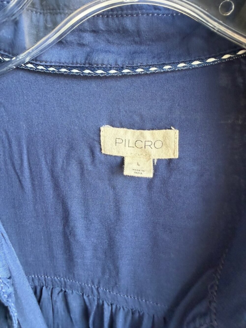 PILCRO Long Sleeve Button Up Floral The Romy Relaxed Shirt Women's Size L - Picture 3 of 9